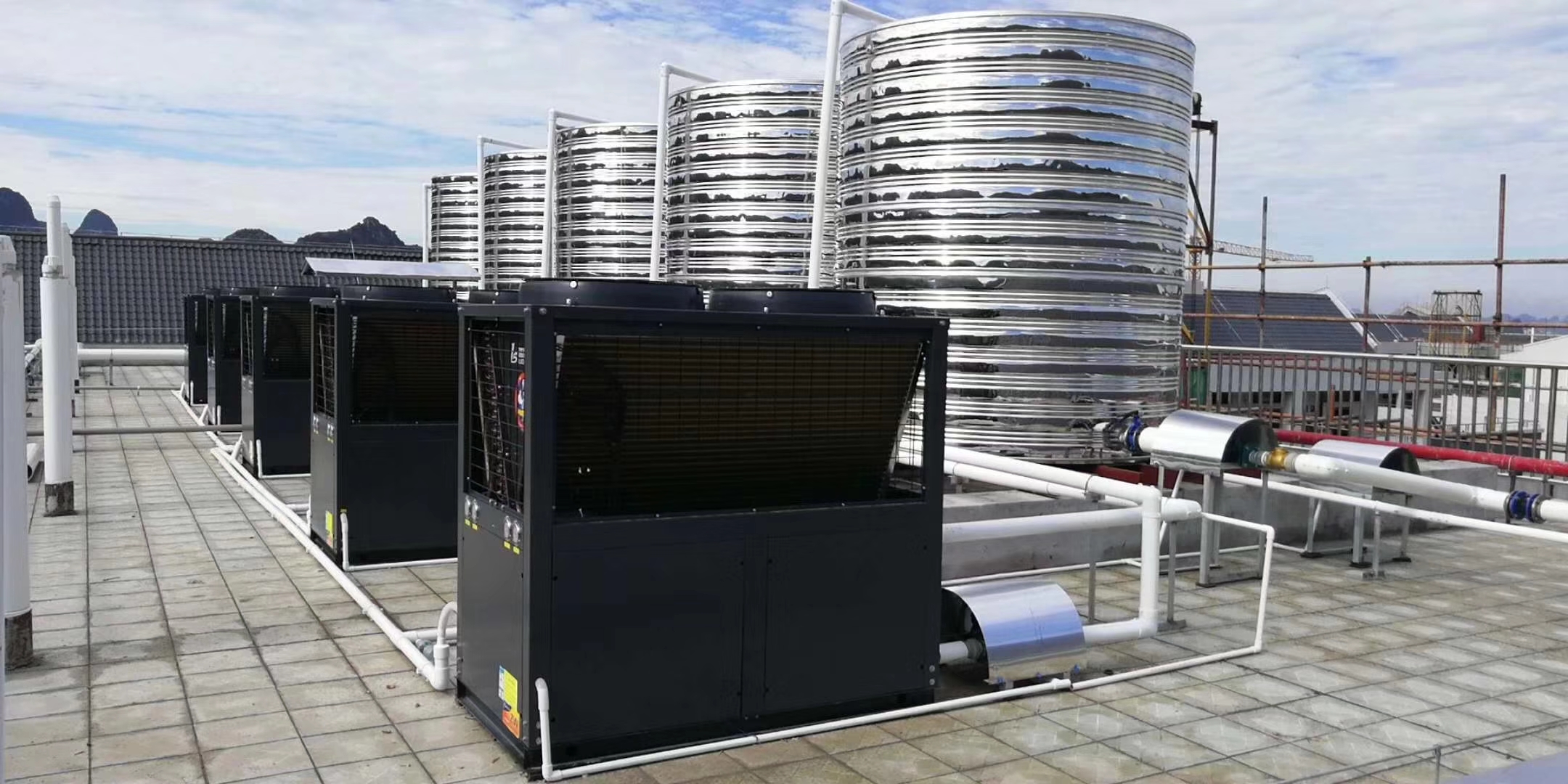 鄭州空氣能熱水器熱水工程