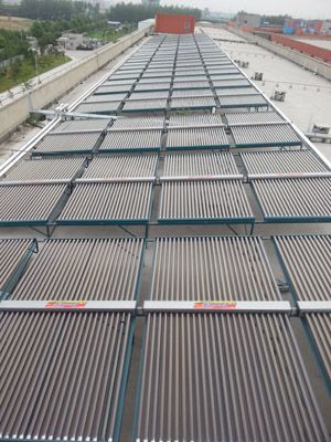 上海太陽能熱水器熱水工程