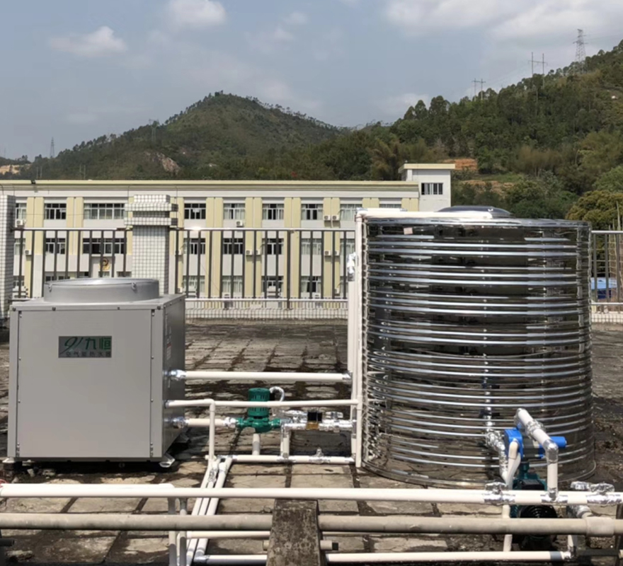 安裝商用空氣能熱水器
