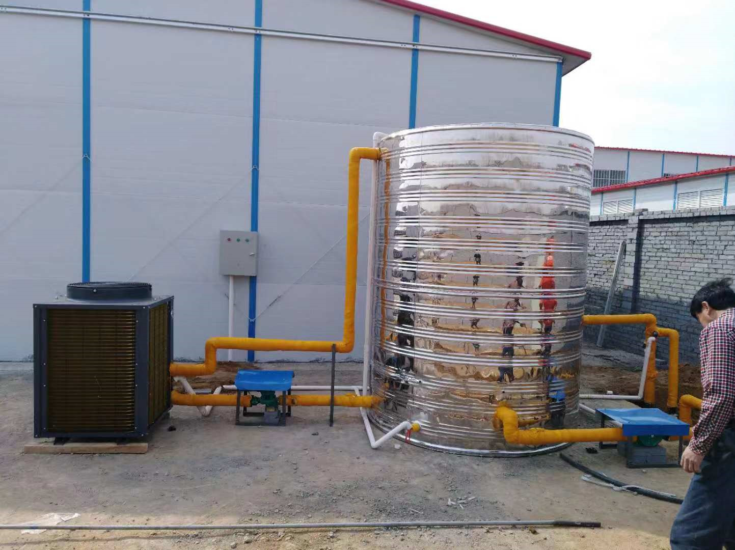 鄭州周邊空氣能熱水機的安裝