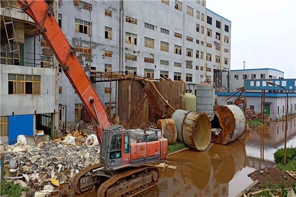 黃島停產化工廠拆除整廠打包回收地址